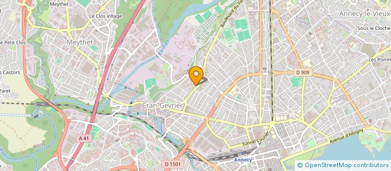 localisation de l'entreprise AUTOUR DE LA VOIX à ANNECY