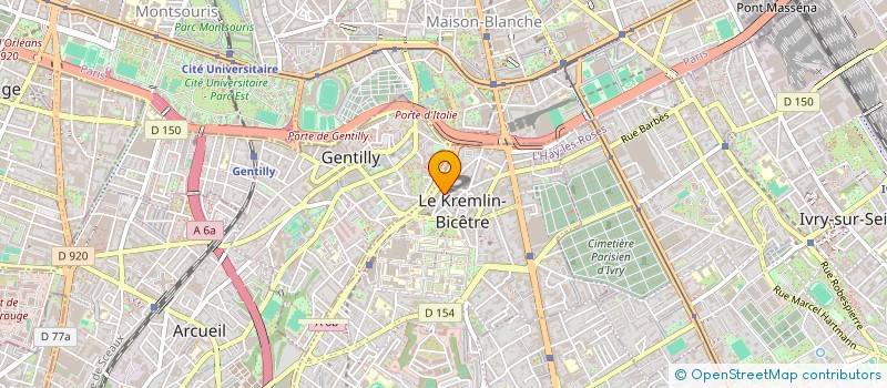 localisation de l'entreprise AUTOUR DE LEO  LE KREMLIN-BICETRE