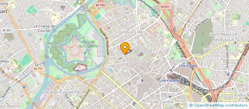 localisation de l'entreprise AUTOUR DE NOUS à LILLE