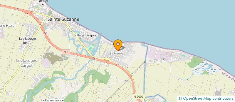 localisation de l'entreprise AUTOUR DE SAINT JEAN  SAINTE-SUZANNE