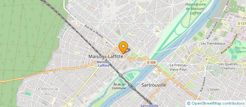 localisation de l'entreprise AUTOUR DE TOI à MAISONS-LAFFITTE
