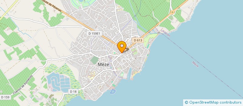 localisation de l'entreprise AUTOUR DES FLEURS à MEZE