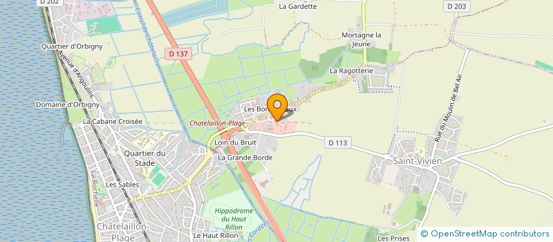 localisation de l'entreprise AUTOUR DES SENS à SAINT-VIVIEN