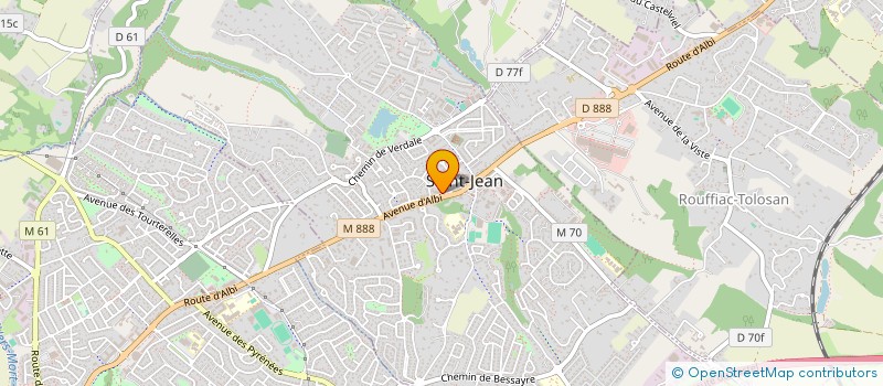 localisation de l'entreprise AUTOUR DES SENS à SAINT-JEAN