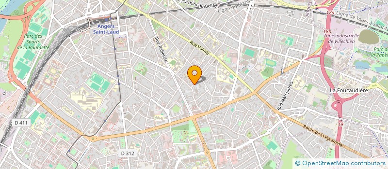 localisation de l'entreprise AUTOUR DES TEXTES ET DE L'ECRITURE CREATIVE EN ATELIERS à ANGERS