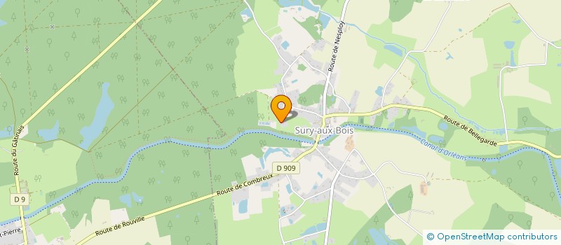 localisation de l'entreprise AUTOUR DU BOCAL  SURY-AUX-BOIS
