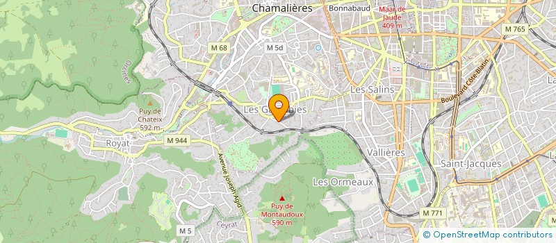 localisation de l'entreprise AUTOUR DU BOIS à CHAMALIERES