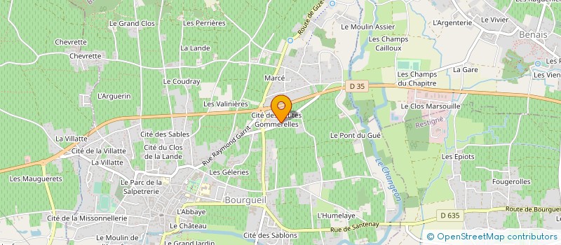 localisation de l'entreprise AUTOUR DU BOIS  RESTIGNE