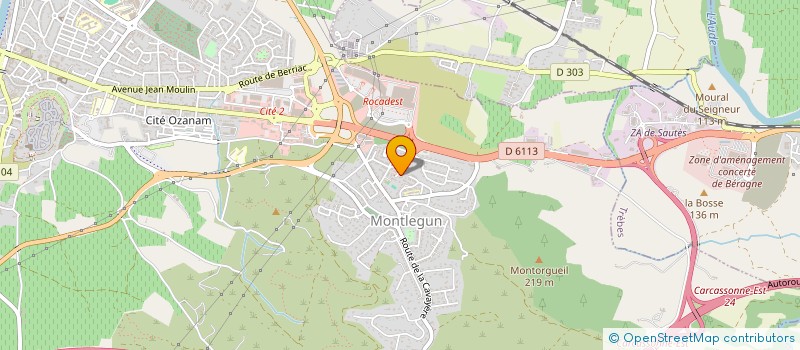 localisation de l'entreprise AUTOUR DU CAMSP  CARCASSONNE