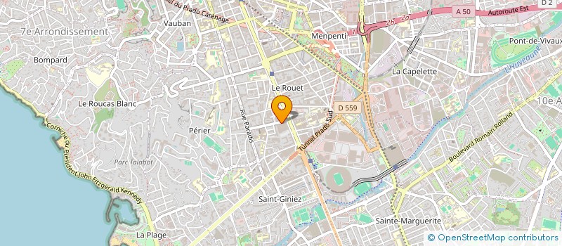 localisation de l'entreprise AUTOUR DU CARREAU à MARSEILLE