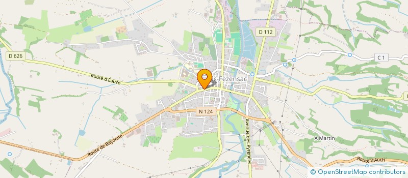 localisation de l'entreprise AUTOUR DU CHOCOLAT  VIC-FEZENSAC