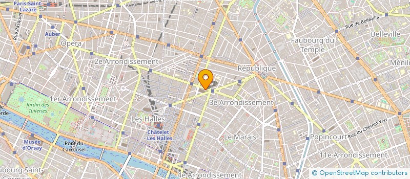 localisation de l'entreprise AUTOUR DU FOULARD  PARIS