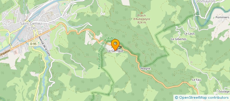 localisation de l'entreprise AUTOUR DU FOUR A BOIS  LA CAPELLE-BONANCE