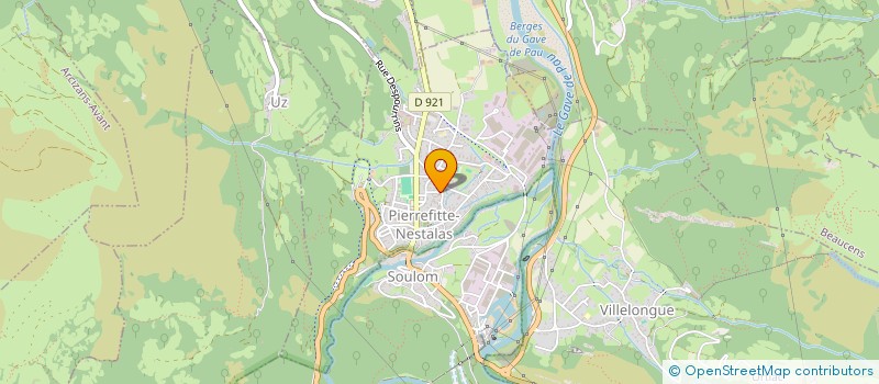 localisation de l'entreprise AUTOUR DU FOUR DES POTIERES à PIERREFITTE-NESTALAS