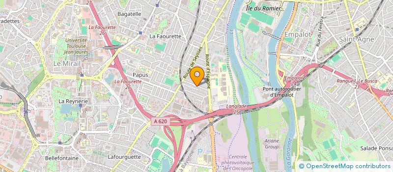 localisation de l'entreprise AUTOUR DU FRUIT à TOULOUSE