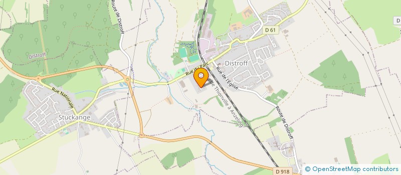 localisation de l'entreprise AUTOUR DU GREEN  DISTROFF