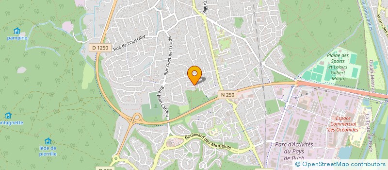 localisation de l'entreprise AUTOUR DU JARDIN à LA TESTE-DE-BUCH