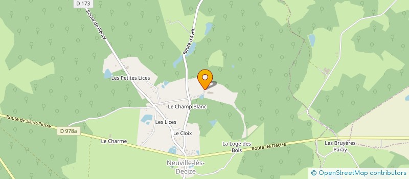 localisation de l'entreprise AUTOUR DU LIVRE à NEUVILLE-LES-DECIZE