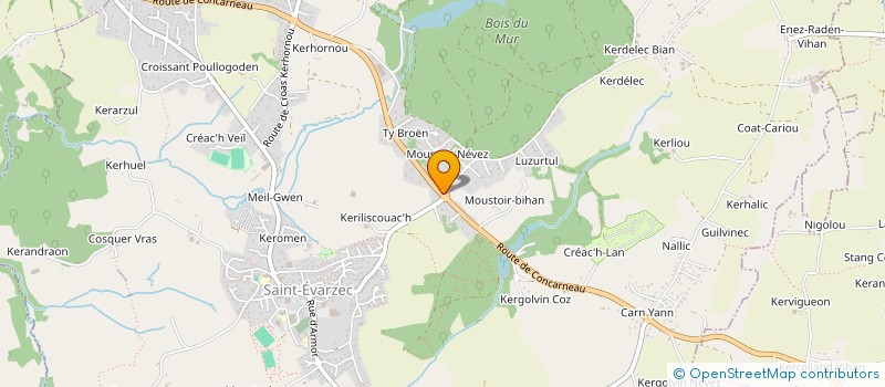 localisation de l'entreprise AUTOUR DU MARIAGE  SAINT-EVARZEC