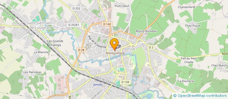localisation de l'entreprise AUTOUR DU MEUBLE à JONZAC