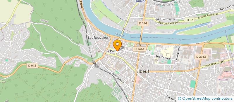 localisation de l'entreprise AUTOUR DU MONDE  ELBEUF