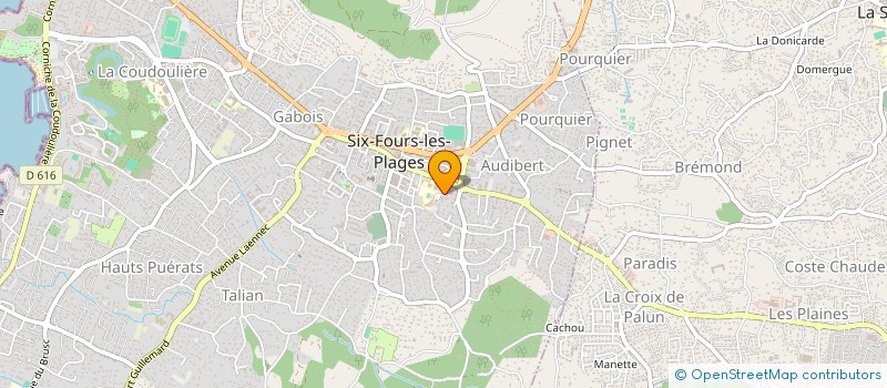localisation de l'entreprise AUTOUR DU PIGMENT à SIX-FOURS-LES-PLAGES