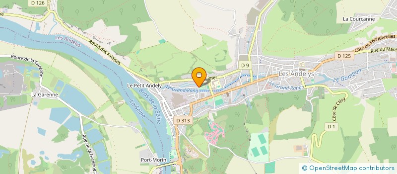 localisation de l'entreprise AUTOUR DU SAMOVAR à LES ANDELYS