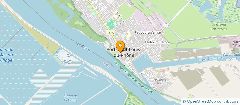 localisation de l'entreprise AUTOUR DU SOIN à PORT-SAINT-LOUIS-DU-RHONE