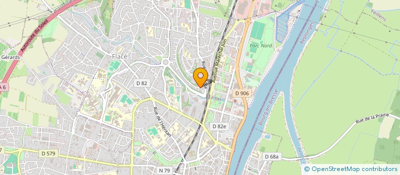 localisation de l'entreprise AUTOUR DU SOUFFLE DE L'ESPOIR à MACON