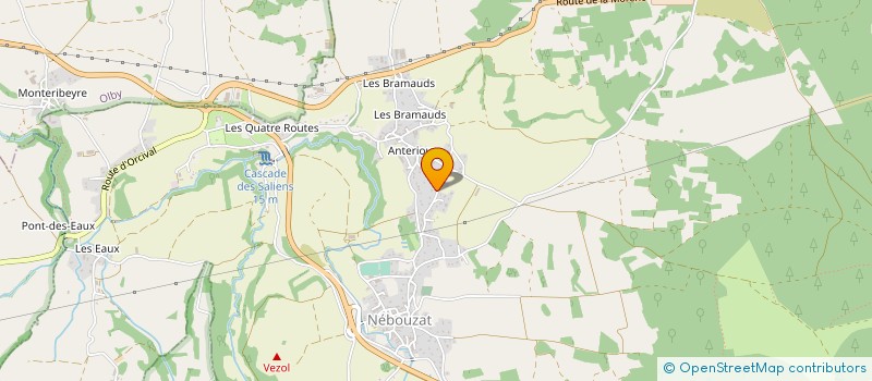 localisation de l'entreprise AUTOUR DU TOIT  NEBOUZAT