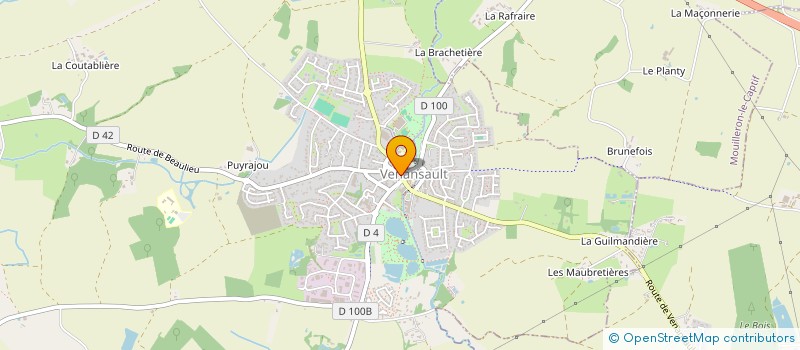 localisation de l'entreprise AUTOUR DU ZINC  VENANSAULT