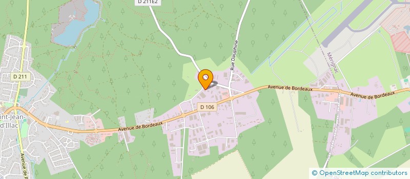 localisation de l'entreprise AUTOVAN 33  SAINT-JEAN-D'ILLAC