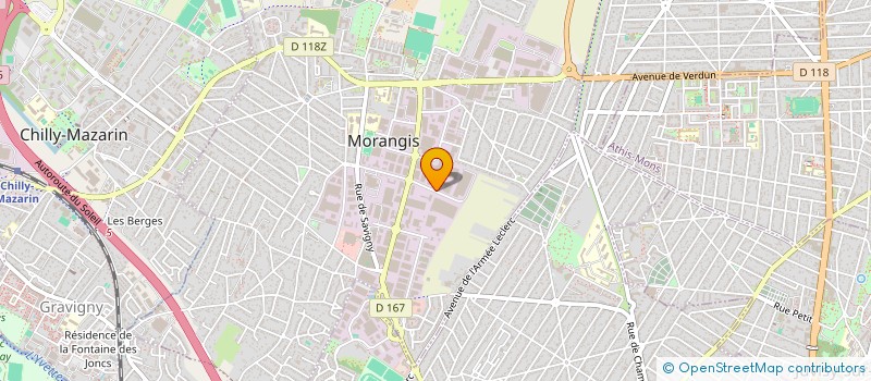 localisation de l'entreprise AUTOVIA LOGISTIQUE SAS à MORANGIS