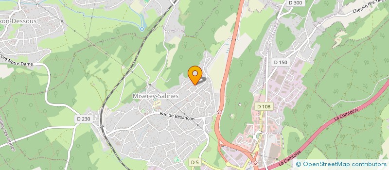 localisation de l'entreprise AUTOVIB  MISEREY-SALINES