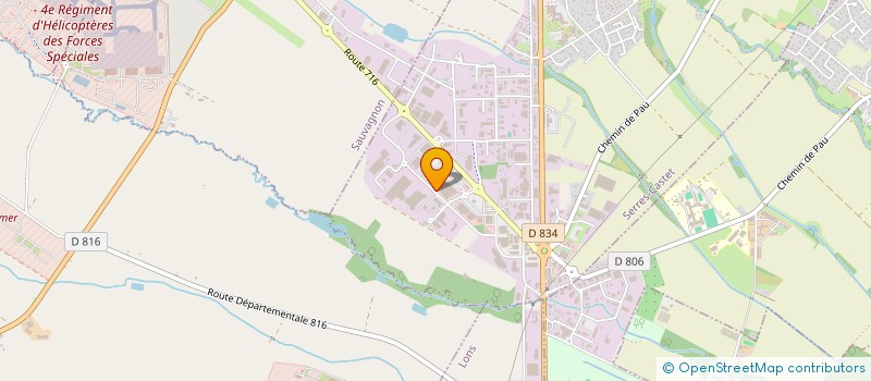 localisation de l'entreprise AUTOVIBEPRO  SERRES-CASTET