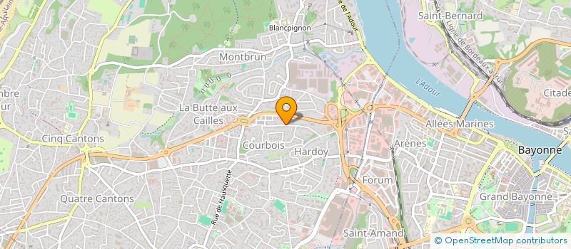 localisation de l'entreprise AUTOVISION à ANGLET
