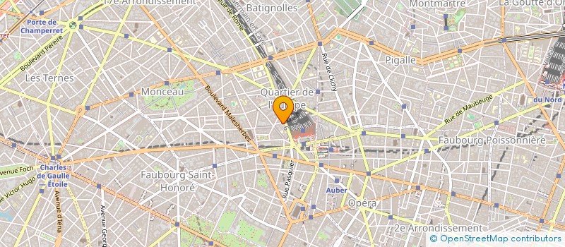 localisation de l'entreprise AUTOVISION-PAREBRISE à PARIS