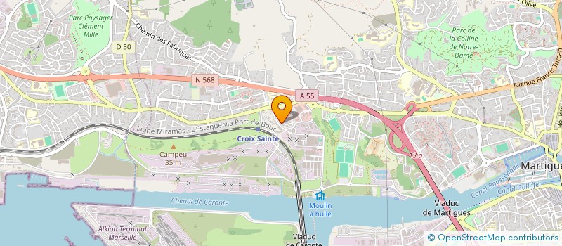 localisation de l'entreprise AUTOVRAC 3  MARTIGUES