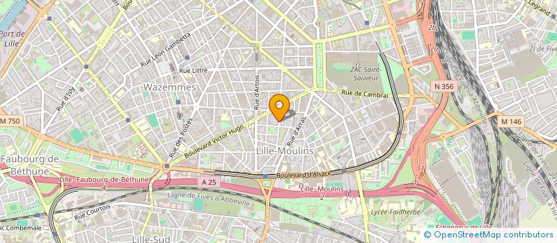 localisation de l'entreprise AUTOWAY à LILLE