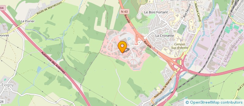 localisation de l'entreprise AUTOWEB  CHARLEVILLE-MEZIERES