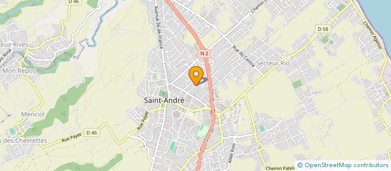 localisation de l'entreprise AUTOXPERT à SAINT-ANDRE