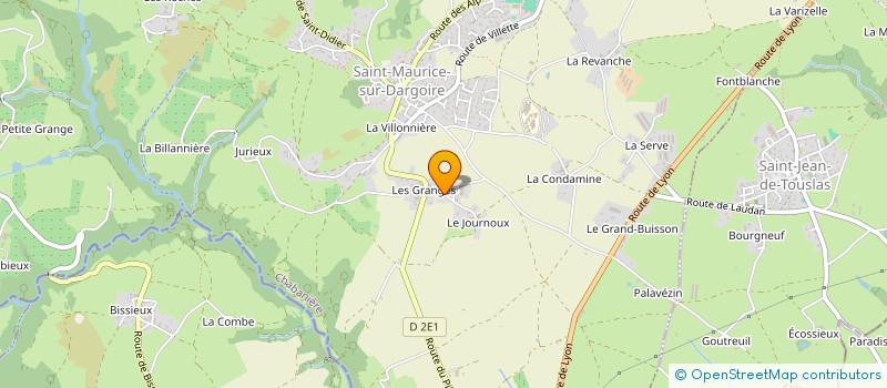 localisation de l'entreprise AUTOZEN CHABANIERE  TALUYERS