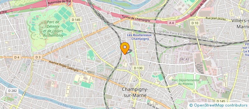 localisation de l'entreprise AUTRE CONCEPT  CHAMPIGNY-SUR-MARNE