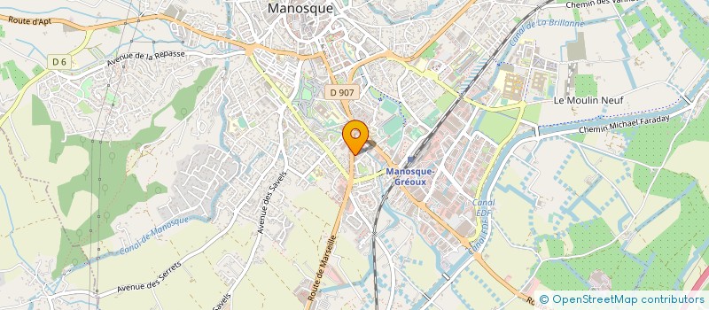 localisation de l'entreprise AUTRE LIEN POUR L EMPLOI SOLIDAIRE à MANOSQUE