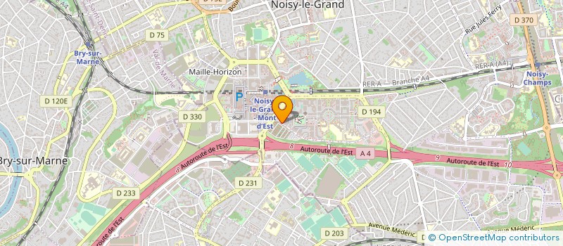 localisation de l'entreprise AUTRE PLANETES à NOISY-LE-GRAND
