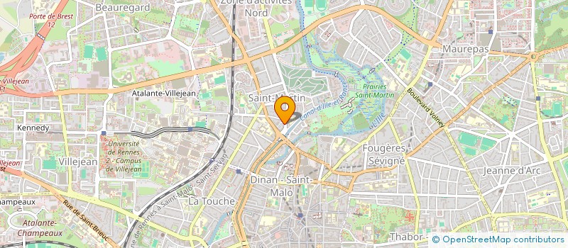localisation de l'entreprise AUTRE REGARD SUR LE TRAVAIL SALARIE à RENNES
