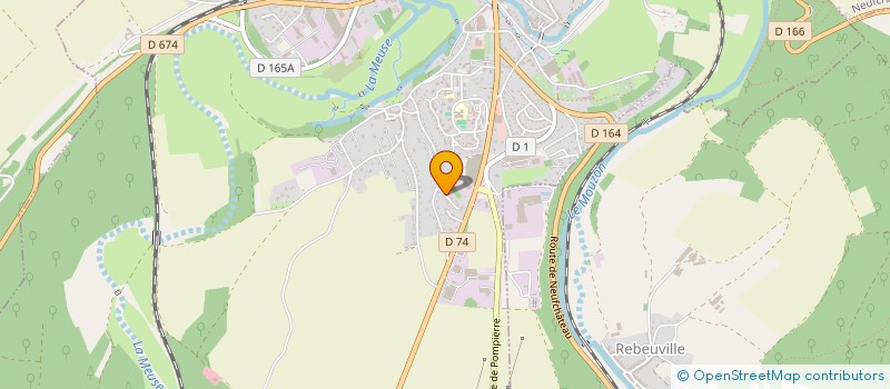 localisation de l'entreprise AUTREFOIS  NEUFCHATEAU