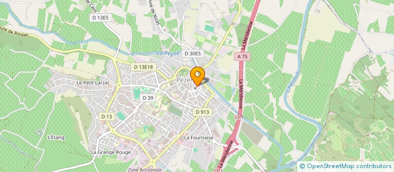 localisation de l'entreprise AUTREFOIS à PEZENAS