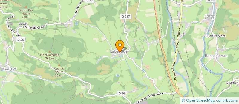 localisation de l'entreprise AUTREMENT  LABASTIDE