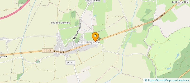 localisation de l'entreprise AUTREMENT  COGNAT-LYONNE